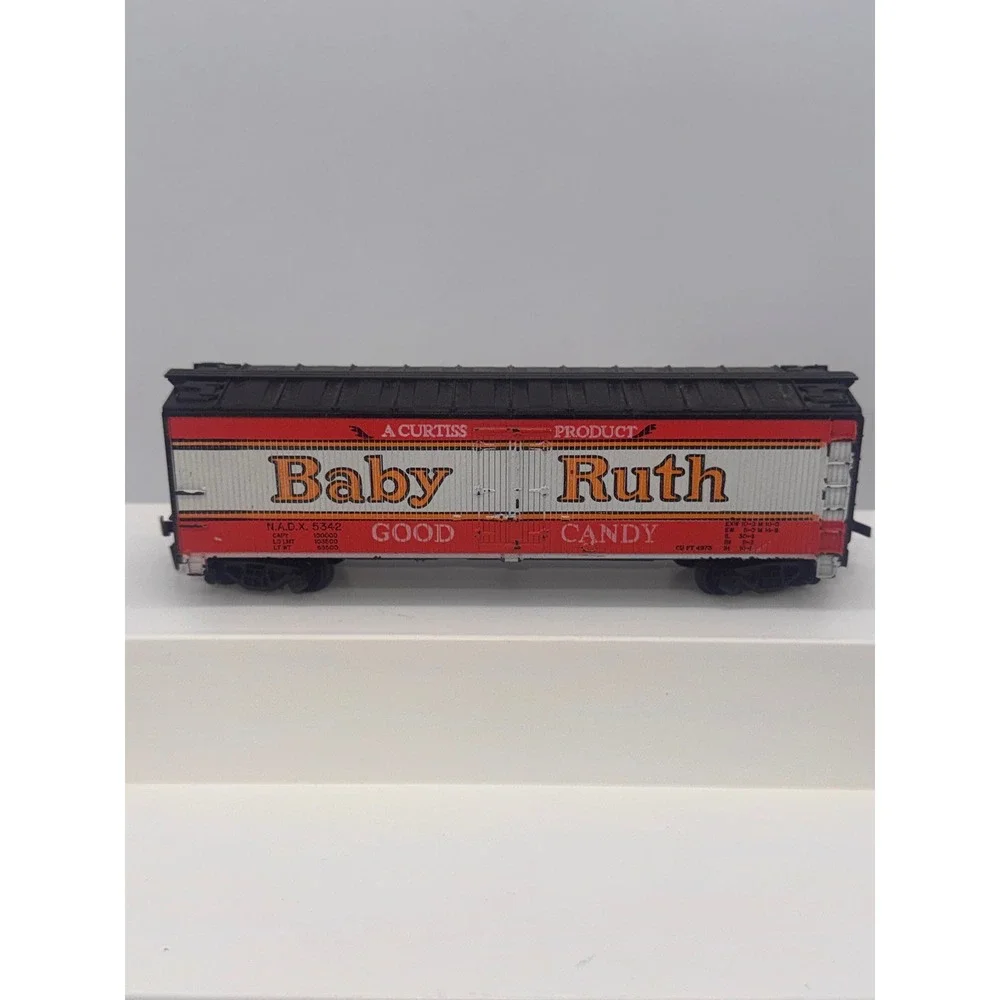 TYCO HO Scale Train Car Lot Texaco Baby Ruth Burlington Pocher PT Barnum 5 Totl